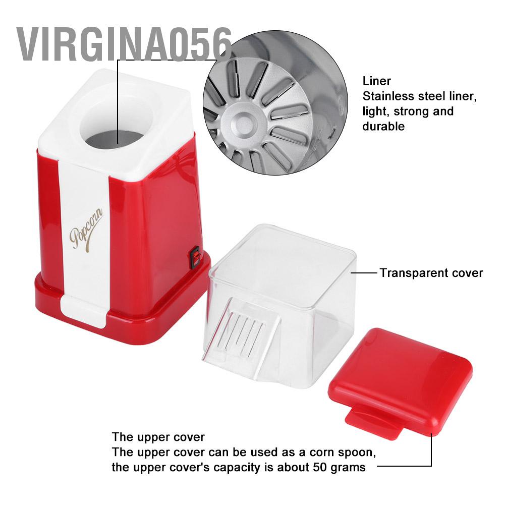 Có thể bán buôn Máy làm bắp rang bơ tự động bằng điện cầm tay mini gia dụng cho nhà bếp Virgina056 Hàng giao ngay