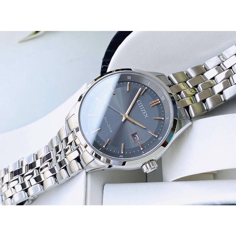ĐỒNG HỒ NAM CHÍNH HÃNG Citizen BM7251-53H Contemporary Dress Grey Dial Men's Eco Drive