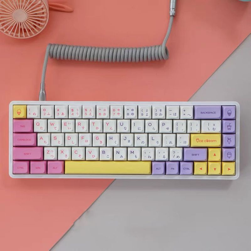 Keycaps XDA ICE CREAM 124 nút dành cho phím cơ
