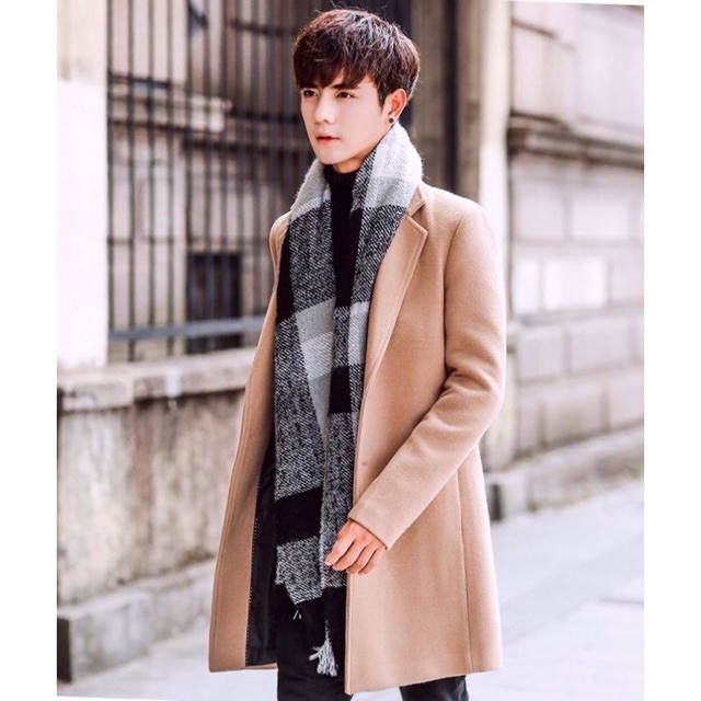 [Hàng sẵn Form Rộng] Áo Khoác Dạ nam dáng dài, Áo dạ nam phong cách Hàn Quốc - AKD05 | BigBuy360 - bigbuy360.vn