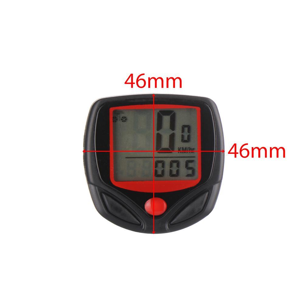 Đồng Hồ Đo Tốc Độ Điện Tử LCD Chống Thấm Nước Cho Xe Đạp