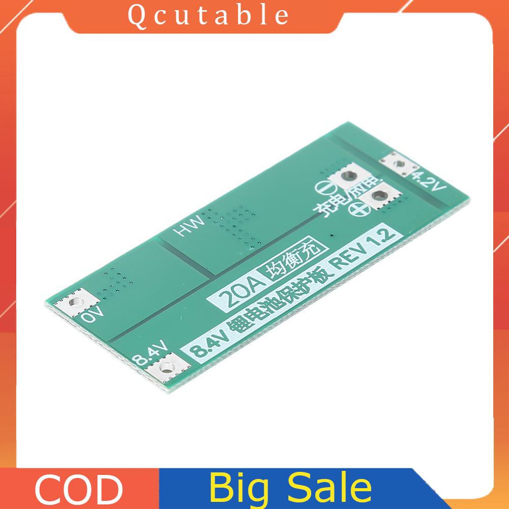 Bảng Mạch Bảo Vệ Pin Lithium 2s 20a Bms 7.4v 8.4v 18650