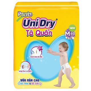 Tã Quần UniDry Gói Cực Đại M60 (60 Miếng)