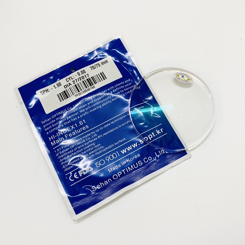 Mắt Kính Cận - viễn - loạn ANTIBLUE 1.61 chống ánh sáng xanh