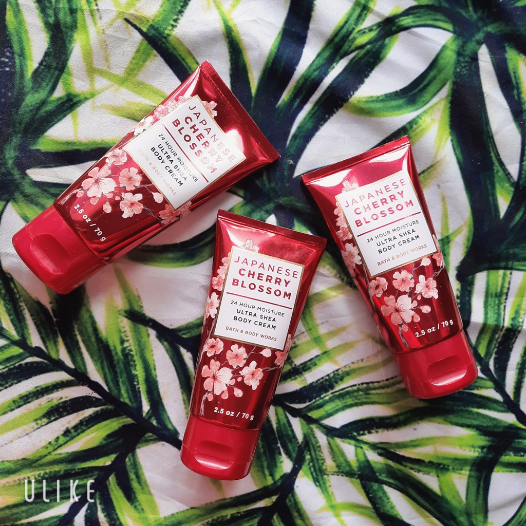 [70g] Sữa dưỡng thể Bath & Body Works Japanese Cherry Blossom Ultra Shea Body Cream