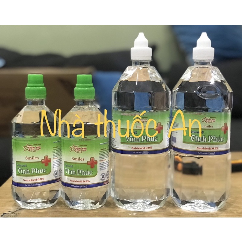 Nước muối sinh lý 500ml _ 1000ml