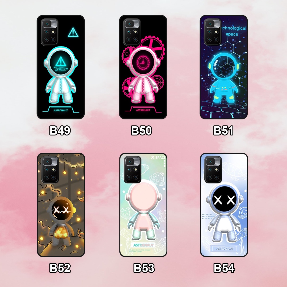 Ốp lưng Xiaomi Redmi 10 in hình phi hành gia - vũ trụ siêu ngầu