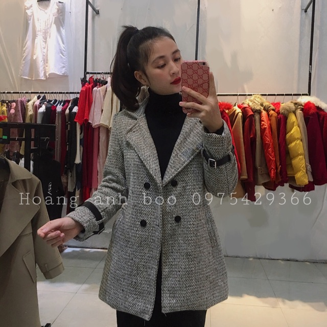 Áo dạ lót lông