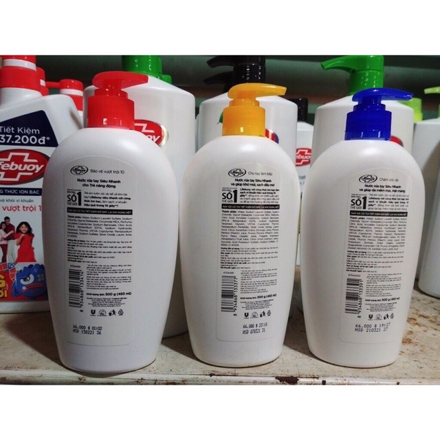 Nước Rửa Tay Lifebuoy 180g - 450g