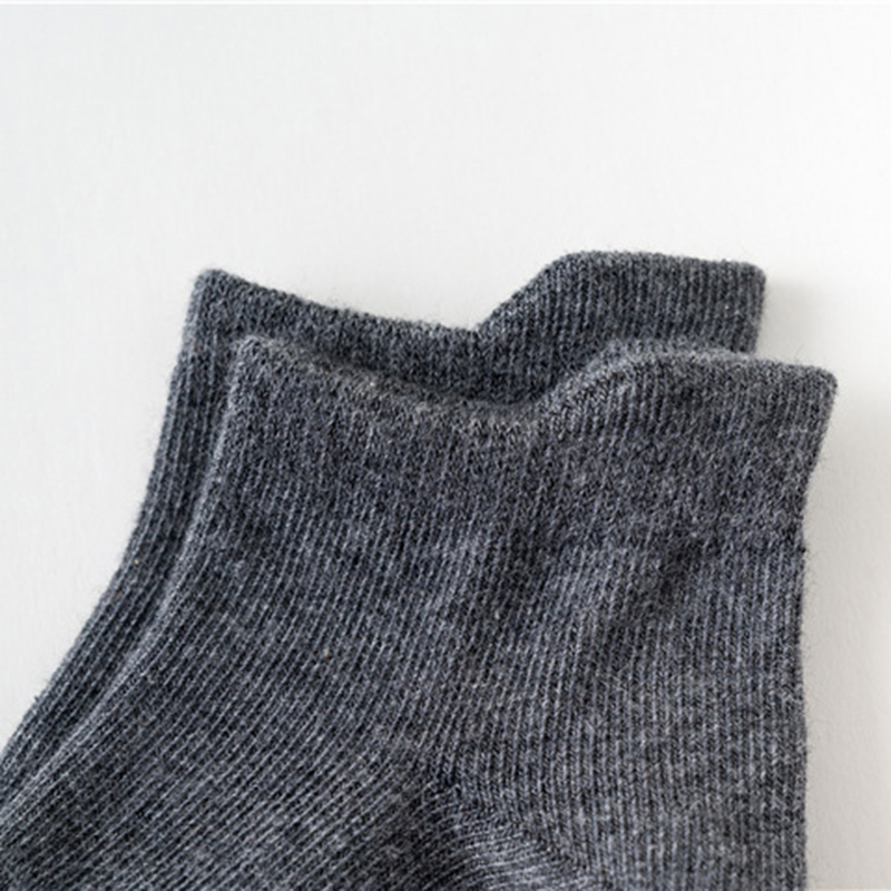 Bộ 6 đôi tất cotton chống trượt màu trơn tiện dụng cho bé 0-6 tuổi
