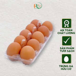 [HCM] Trứng Gà Công Nghiệp vỉ 10 trứng RauPlus - Giao Ngay Liên Quận.