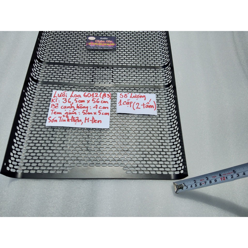 Lưới loa 6012 mẫu 3 tấc 2 tấm Audio Châu Gia