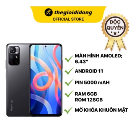 Điện thoại Xiaomi Redmi Note 11 (4-6GB/128GB) Chính Hãng Tại TGDĐ (Còn Bảo Hành 11 Tháng)