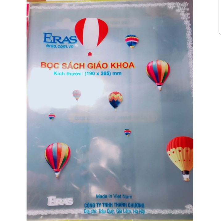 BỌC SGK E452 19x26,5 cm