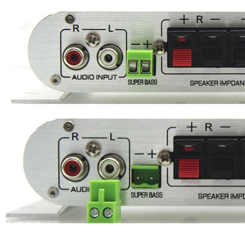 Bộ khuếch đại âm thanh Lepy LP-838 - Ampli mini 12V tương tích với nhiều loại loa, âm thanh cực tốt - Hàng chính hãng