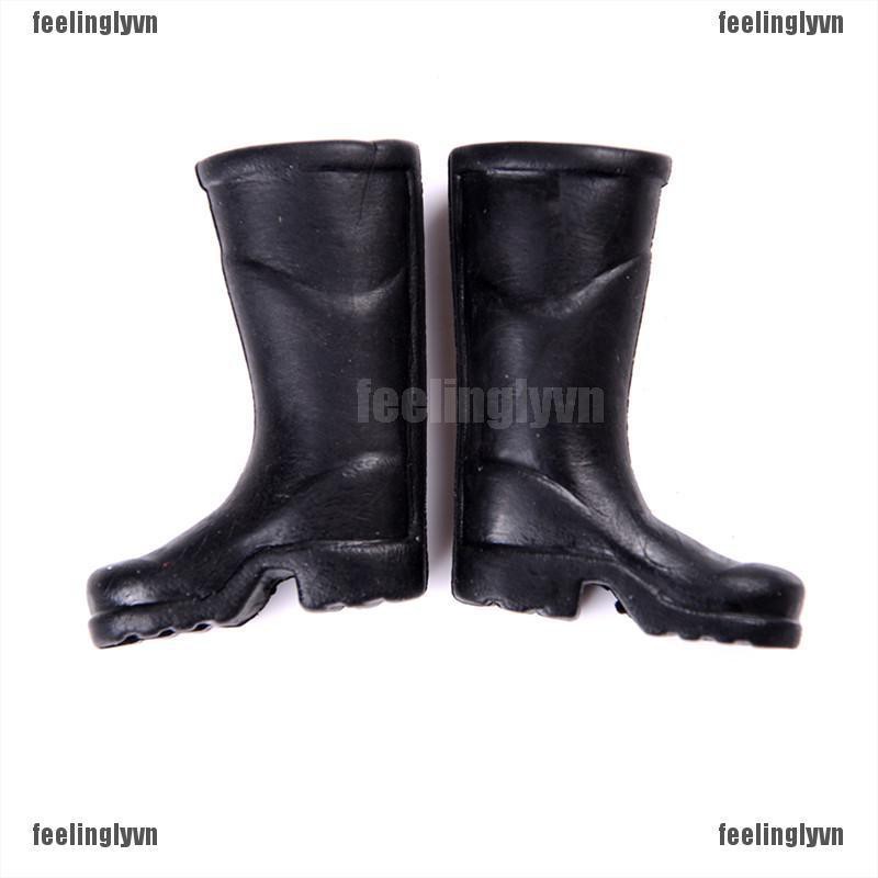 ❤TOP❤ Đôi boots cao su đi mưa mini cho búp bê 1/12 dễ thương ❤YO