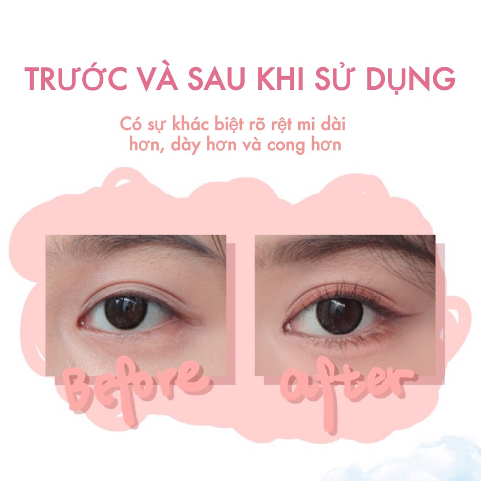 Chuốt mi kim loại GOGO TALES mascara làm dài mi cong mi Sunny Feather Curl Mascara Gogotales GT347 GOGO98