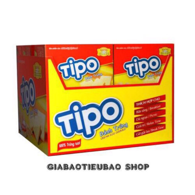 Lốc 12 Hộp Bánh Trứng TIPO Hữu Nghị 39gr