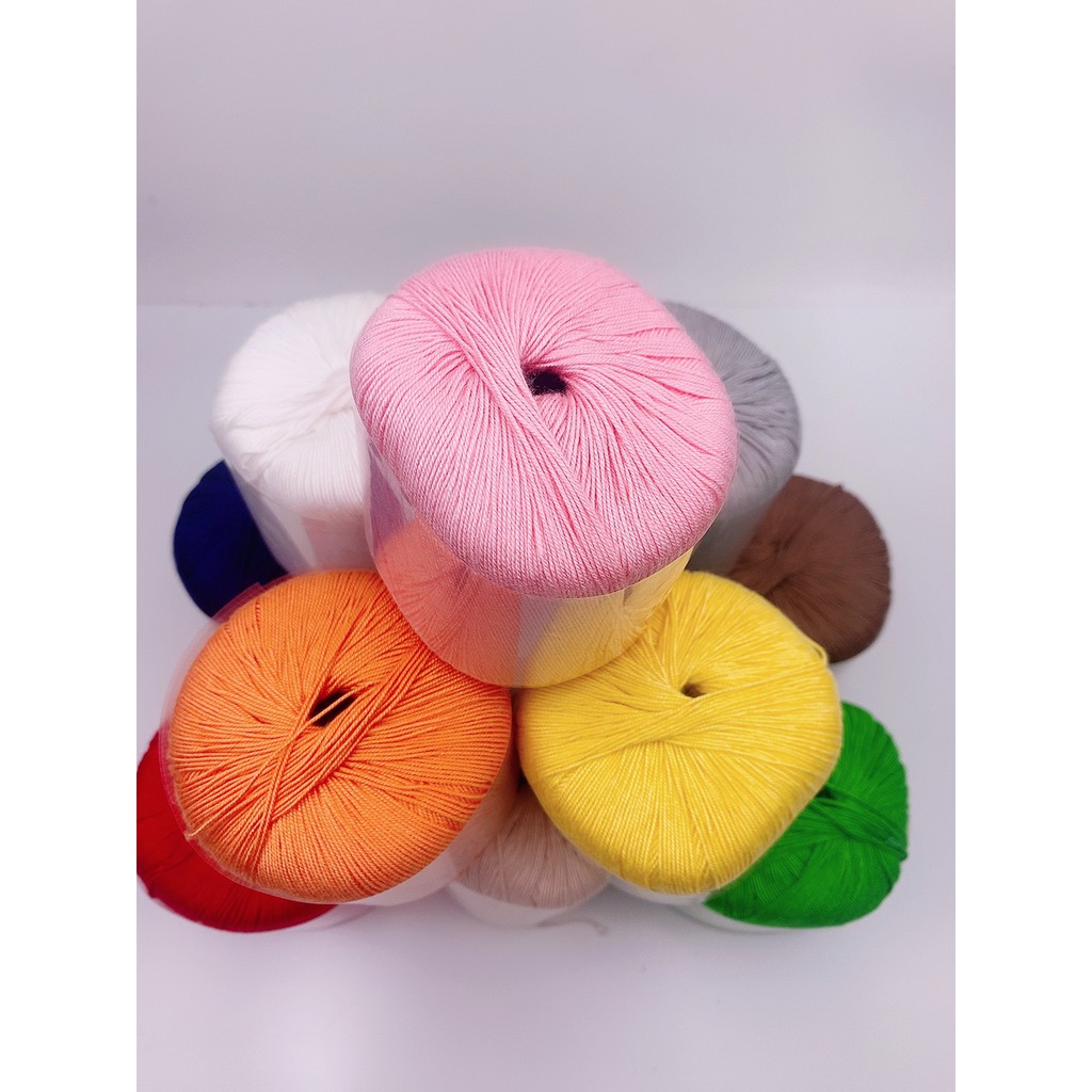 Sợi Linen - Sợi đan/móc mùa hè (Bảng màu 2)