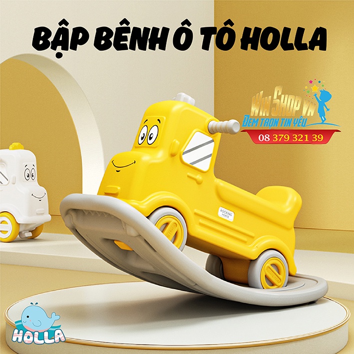 Bập bênh ô tô HOLLA 2 trong 1