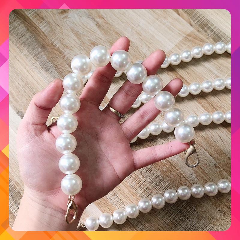 Dây quai túi xách ngọc trai nhựa 18mm