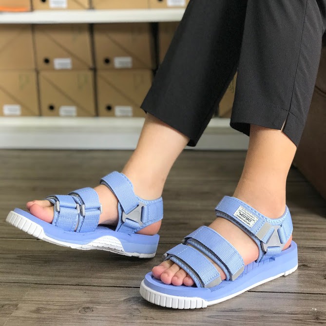 [Mua Kèm Áo Thun 0Đ] [Chính Hãng] Sandal Vento Nam Nữ Xuất Nhật SD9801 Màu Xanh Nhạt