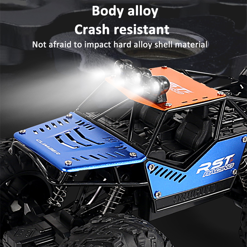 RC ROCK CRAWLER Bộ Xe Địa Hình Đồ Chơi Điều Khiển Từ Xa Cho Bé