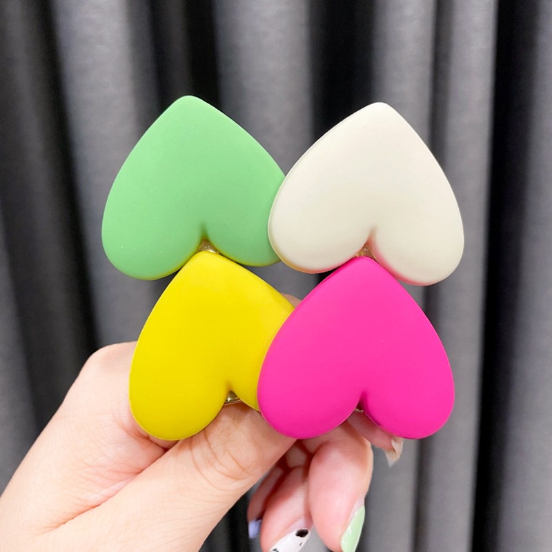 Kẹp Tóc Hình Trái Tim Dễ Thương Cho Nữ