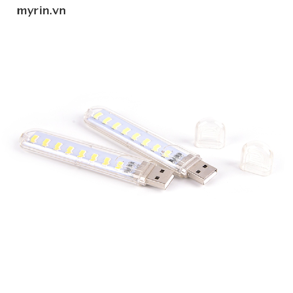 Đèn LED USB Mini 8 Bóng Di Động Tiện Dụng Cho PC / Laptop