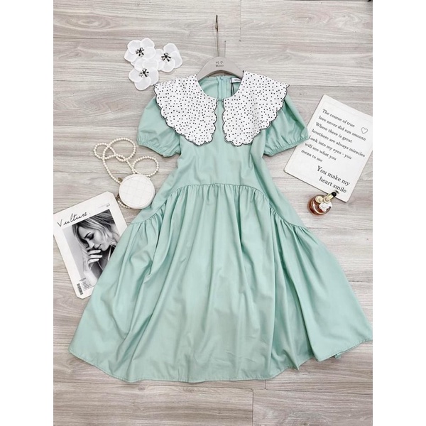 Váy suông tay bồng MIJOO