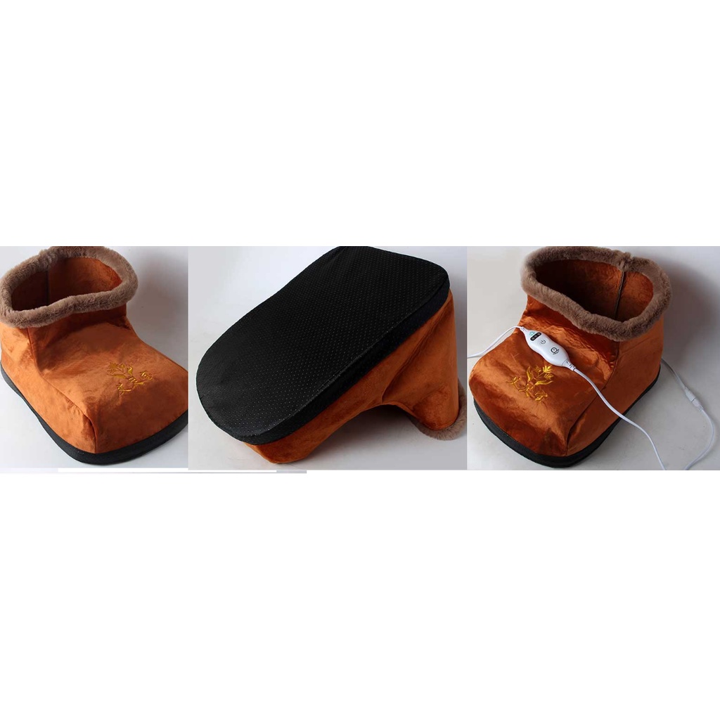 Ủng Ngải Cứu – Dép bông sưởi ấm chân có ruột bột thuốc bắc thảo dược