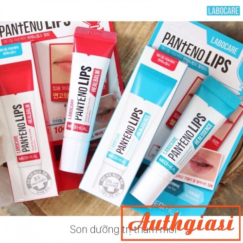 Son dưỡng trị thâm môi Mediheal Labocare Panteno Lips Labo Care xanh và đỏ | Thế Giới Skin Care