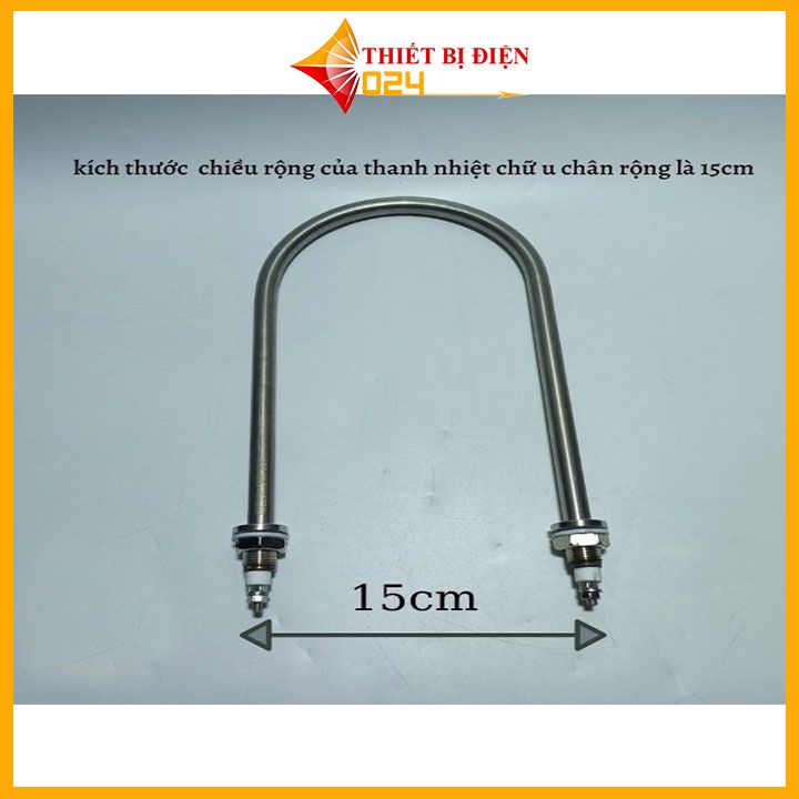 Thanh Nhiệt Điện Trở Chữ U Chân Rộng Háng Rộng Đun Nước Linh Kiện Nồi Phở