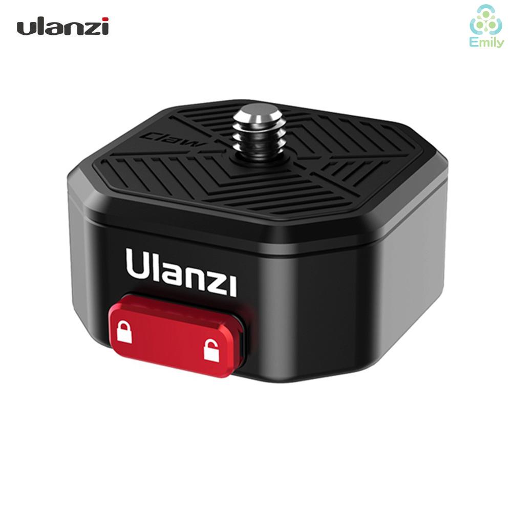 Tấm tháo lắp nhanh ULANZI QR ngàm mini với vít 1/4 inch chịu tải 50kg dành cho camera DSLR