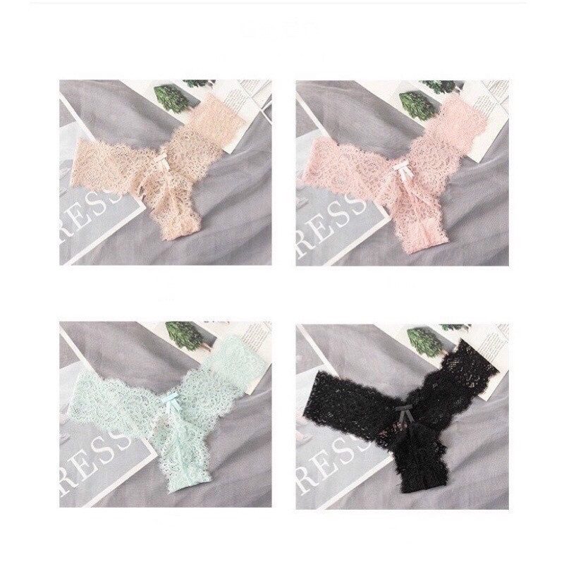Quần lót ren cao cấp màu pastel mềm mát sexy 2232