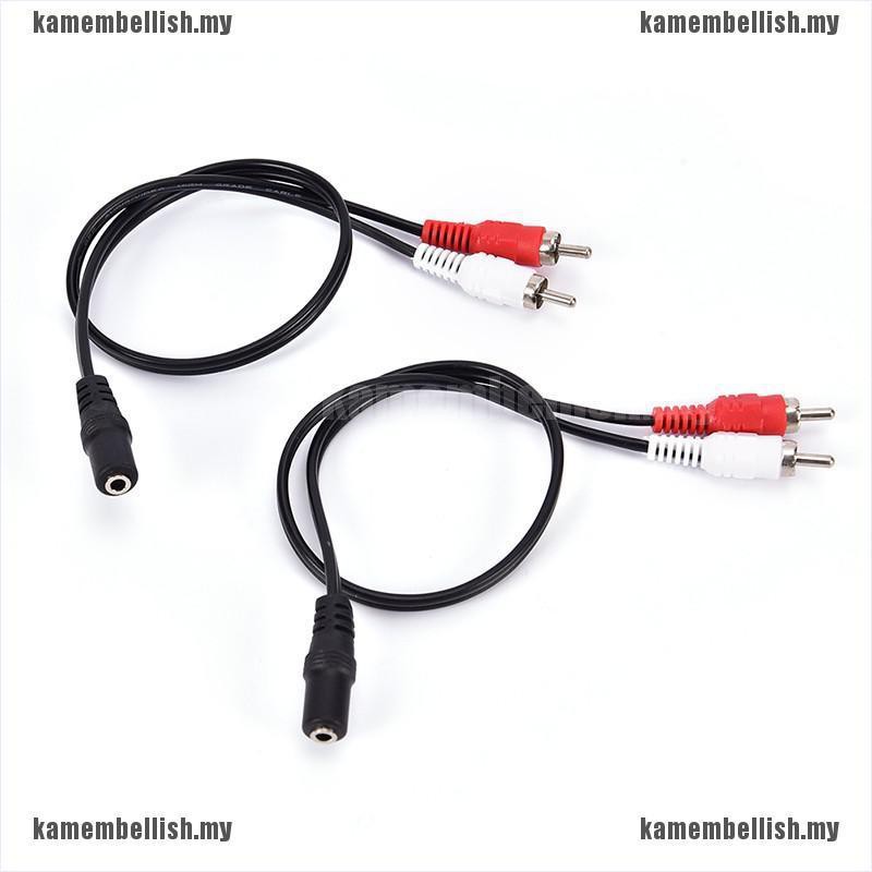 Cáp Chuyển Đổi Âm Thanh 2-rca Sang 3.5mm