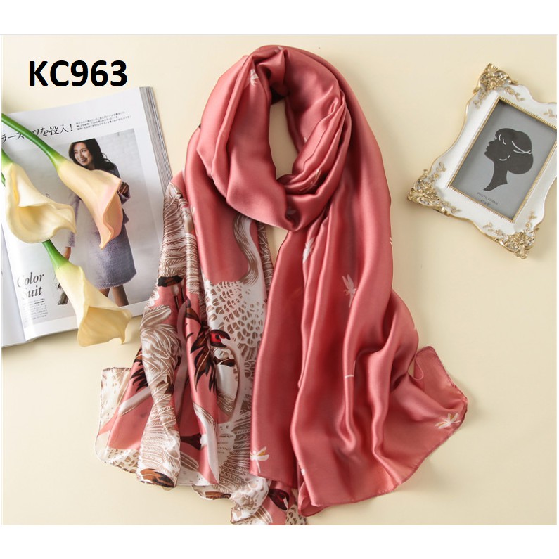Khăn Choàng Lụa Hàng Nhập Cao Cấp - KC963