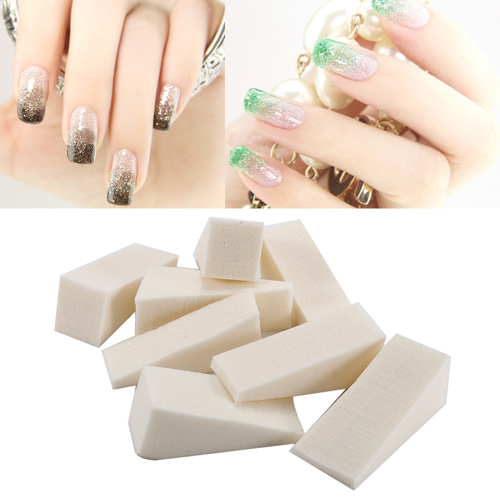 Set 8/24 Miếng Bọt Biển Màu Sắc Gradient Dùng Để Trang Trí Móng Nghệ Thuật