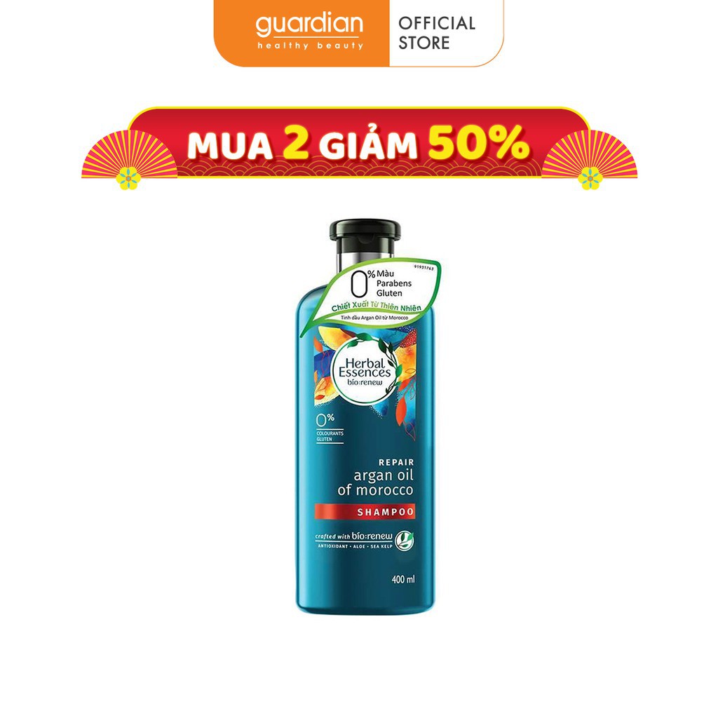 Dầu gội chiết xuất tinh dầu Argan Herbal Essences (400ml)