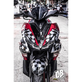 [D4B-Tem chuẩn xịn] Tem trùm xe NVX Racing Flag