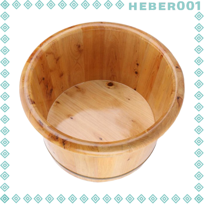 Strong Durable Cedar Wooden Foot Basin Wood Bucket for Women Soaker Washing Massage Spa Soak