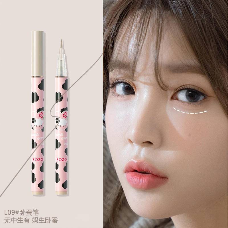 [Hàng mới về] Bút Kẻ Mắt ROZO Brown Dạng Lỏng Mịn Mượt Nhanh Khô Không Thấm Nước