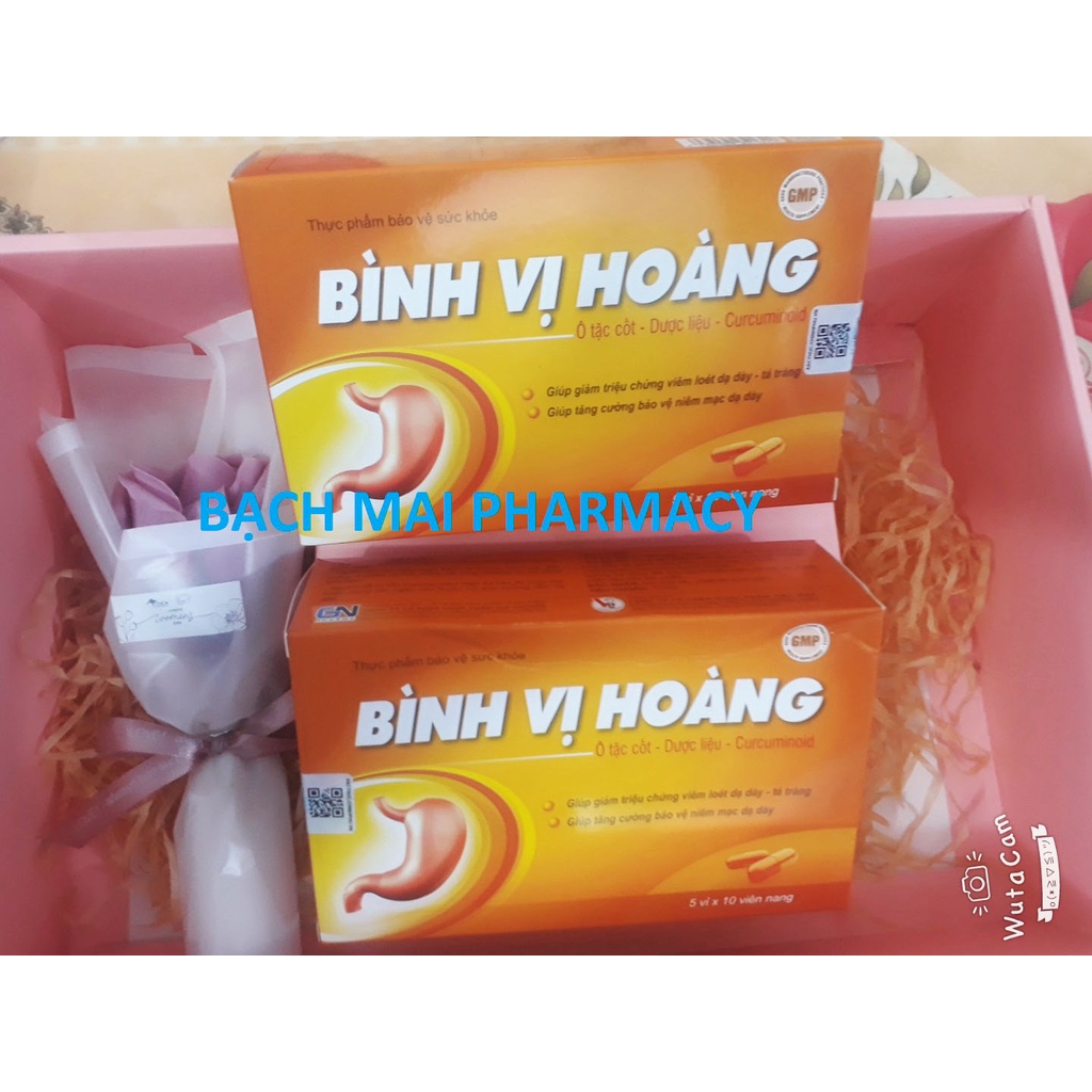 (CHÍNH HÃNG) Viên uống dạ dày BÌNH VỊ HOÀNG, giúp giảm triệu chứng viêm loét dạ dày, tá tràng; bảo vệ niêm mạc dạ dày