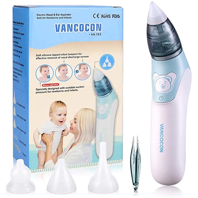 Máy hút mũi cho bé VANCOCON VA-163 hút mũi cho trẻ sơ sinh và trẻ nhỏ - Bảo Hành 12 tháng