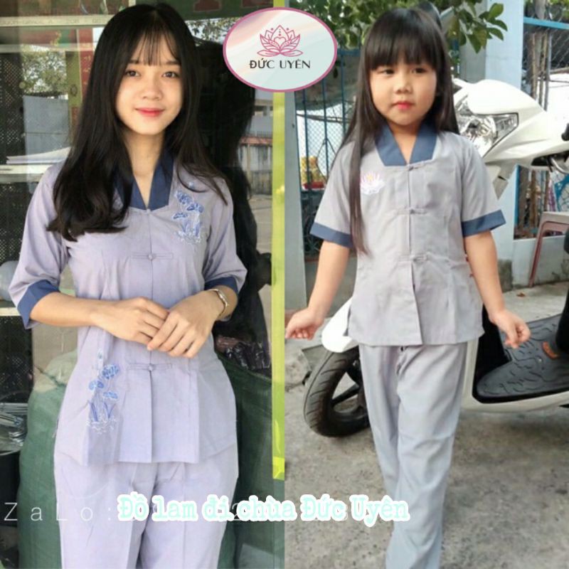 🧸Đồ lam đi chùa cho bé #Mẫu La Hán Phối