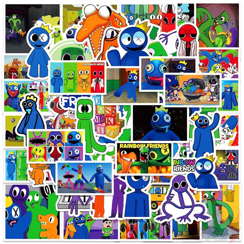 ❉ Bạn Bè Cầu Vồng &lt; ROBLOX &gt; Series 05 Hình Dán ❉ Bộ 60 Sticker Chống Thấm Nước Họa Tiết Doodle Hợp Thời Trang