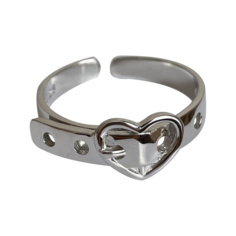 Nhẫn Đeo Ngón Tay Kiểu Hip-Hop Đơn Giản Dễ Phối Đồ 19769