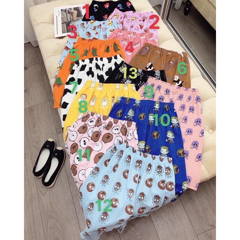 Quần đùi hình cotton