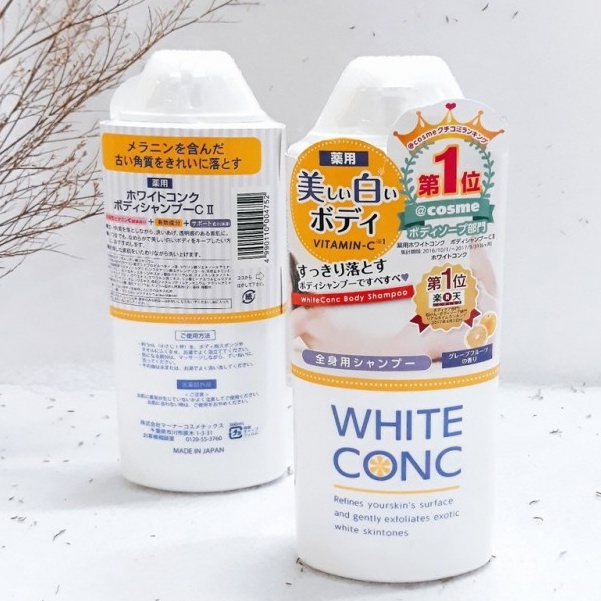 Sữa tắm trắng da White Conc 360ml Nhật Bản - Sản phẩm chính hãng
