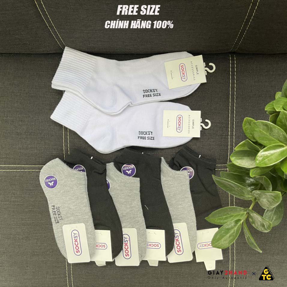 Vớ/Tất Cotton SOCKSY Chất Xịn Nhập Khẩu Thái Chính Hãng 100% - Màu Ngẫu Nhiên